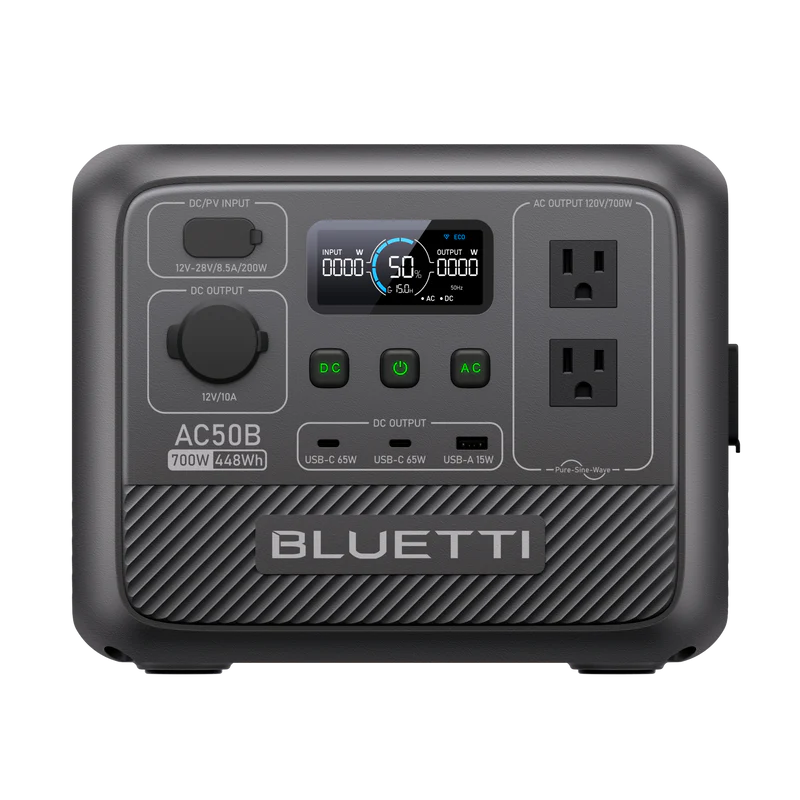 BLUETTI AC50B Estación de energía portátil | 700 W 448 Wh
