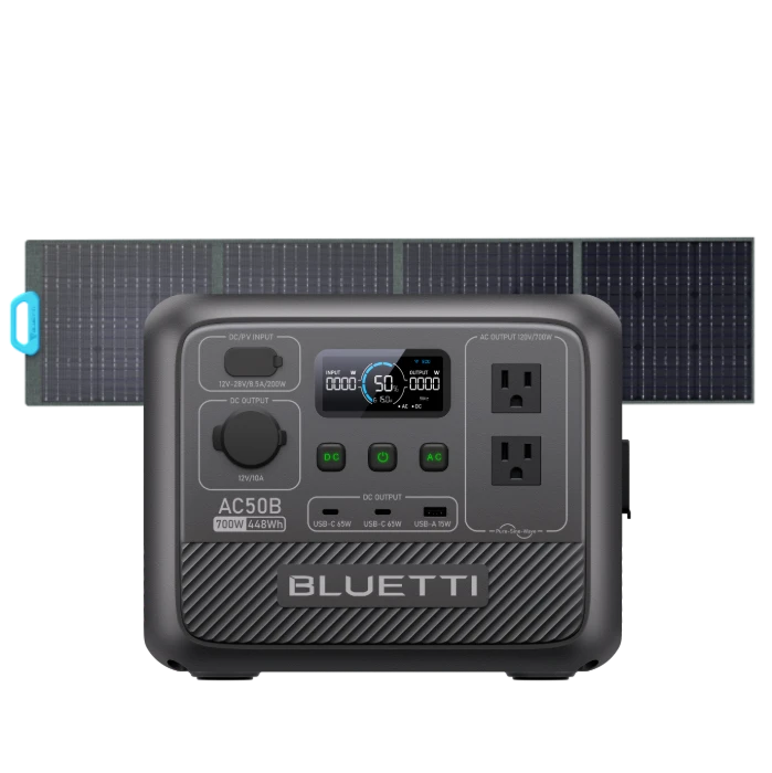 BLUETTI AC50B Estación de energía portátil | 700 W 448 Wh