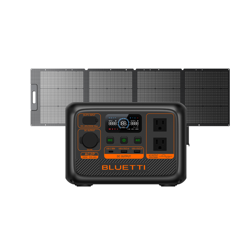 BLUETTI AC2P Estación de energía portátil | 300 W 230.4 Wh