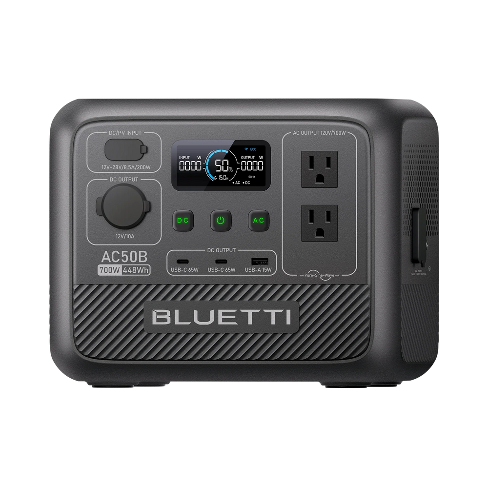 BLUETTI AC50B Estación de energía portátil | 700 W 448 Wh