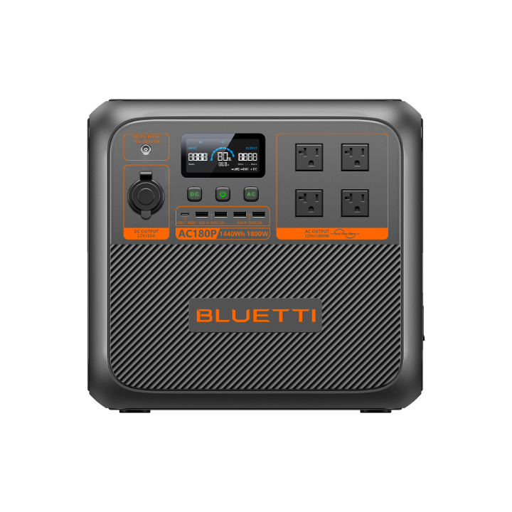 BLUETTI AC180P Estación de energía portátil | 1,800 W 1,440 Wh