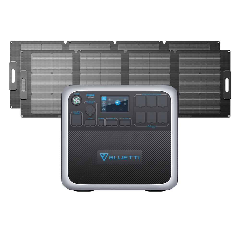 BLUETTI AC200P Estación de energía solar | 2,000 W 2,000 Wh