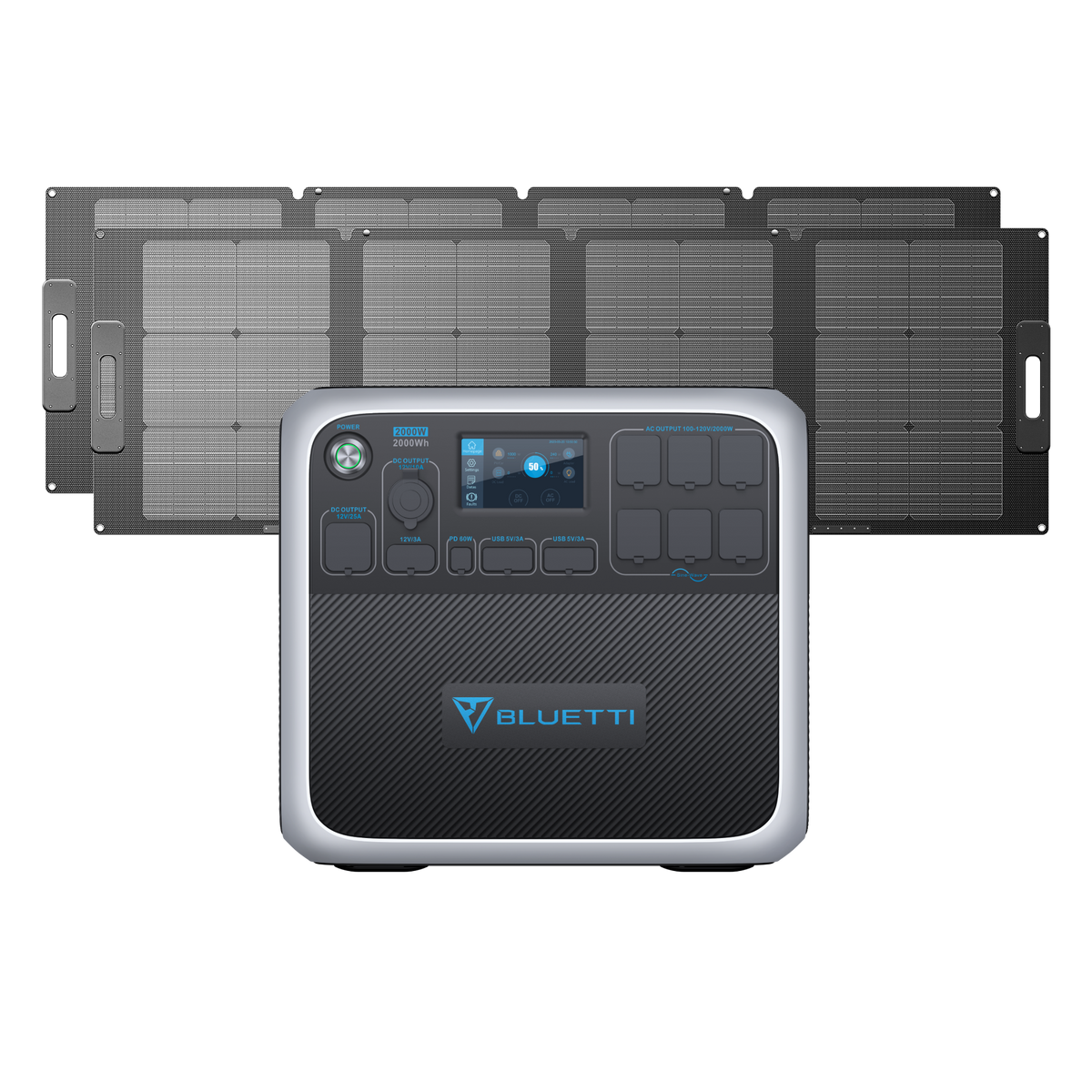 BLUETTI AC200P Estación de energía solar | 2,000 W 2,000 Wh